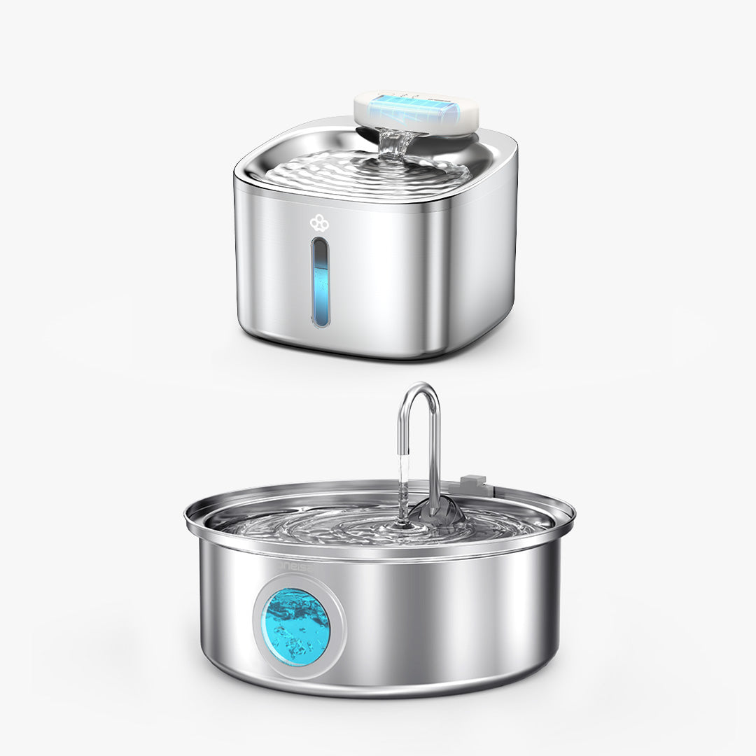 TheSmartLiving - 7L Pet Water Fountain with Visual Water Level