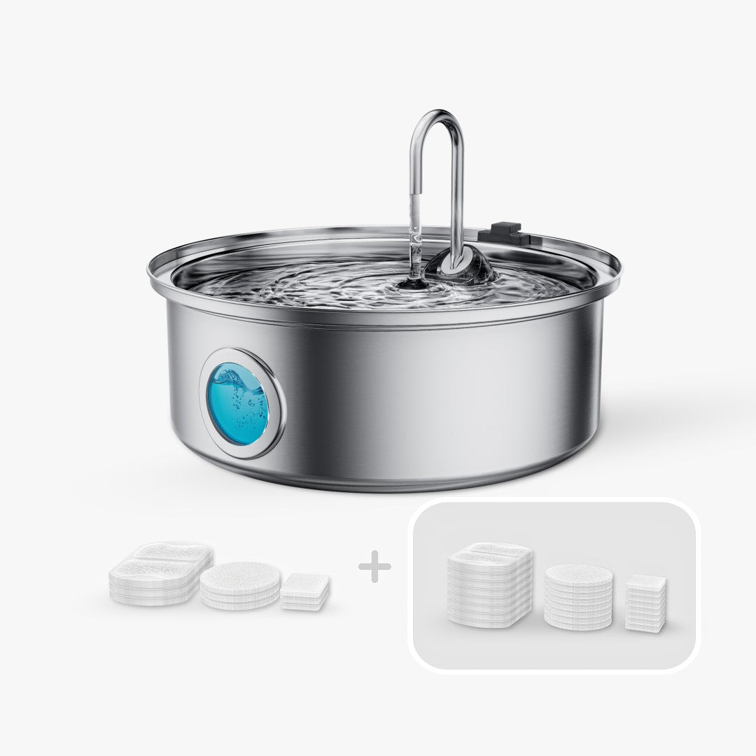 TheSmartLiving - 7L Pet Water Fountain with Visual Water Level