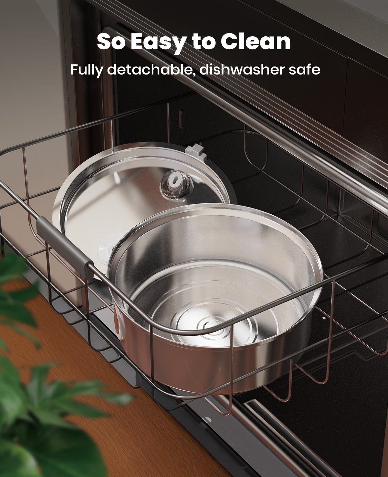 TheSmartLiving - 7L Pet Water Fountain with Visual Water Level