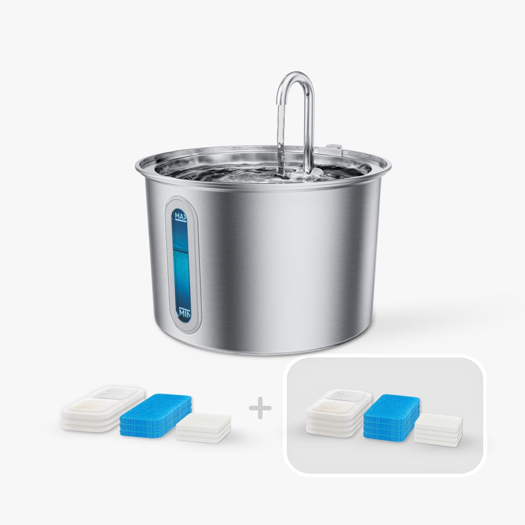 TheSmartLiving - 2L Cat Water Fountain with 3PCS Filters