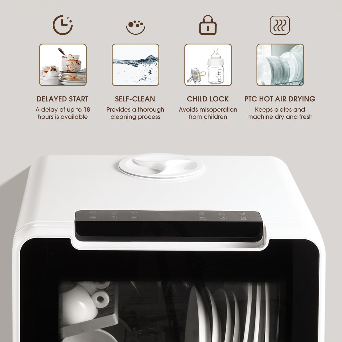 TheSmartLiving - mini dishwasher