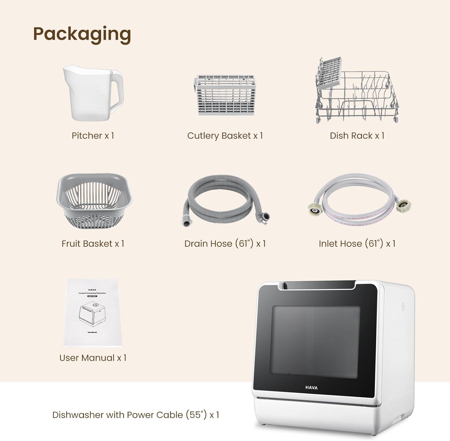 TheSmartLiving - mini dishwasher