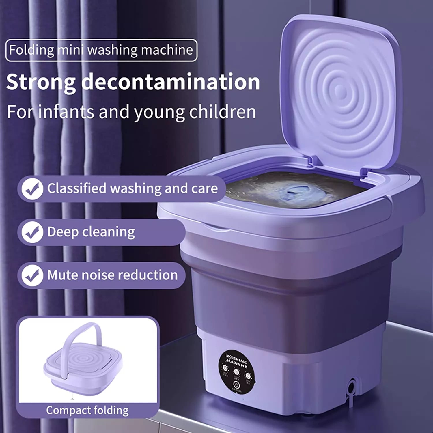TheSmartLiving - Portable Mini Washing Machine
