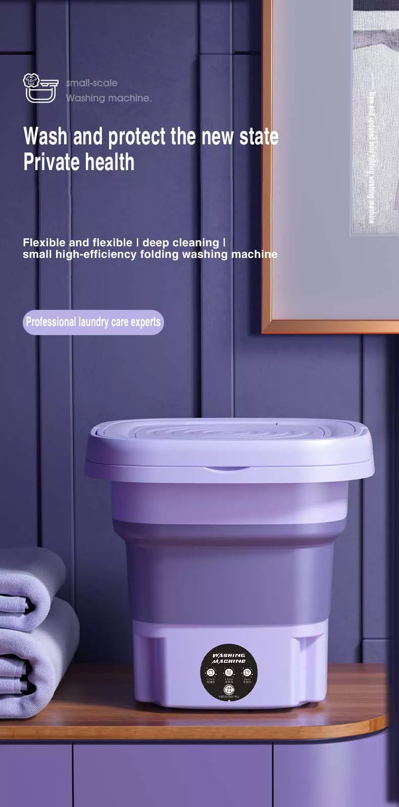 TheSmartLiving - Portable Mini Washing Machine