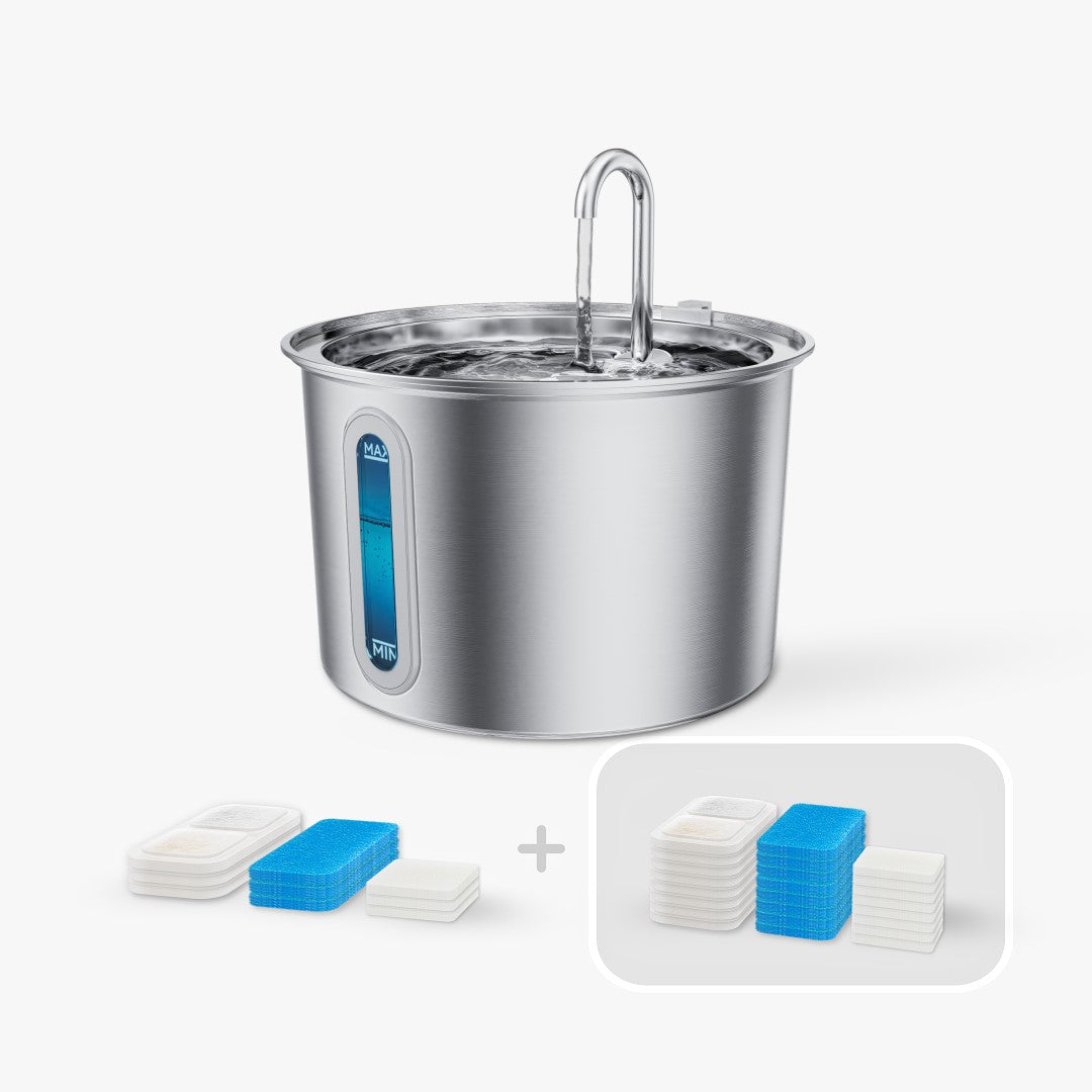 TheSmartLiving - 2L Cat Water Fountain with 3PCS Filters